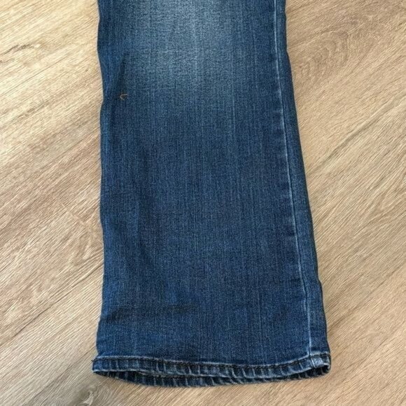 Lee Womens Regular Fit Boot Cut Mid Rise Jeans 20W P Blue Denim - Picture 5 of 12